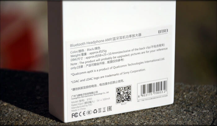 FiiO BTR3 BTR1K uBTR FB1 Review - BTR3 Unboxing FiiO BTR3 BTR1K uBTR FB1 Review - BTR3 Unboxing