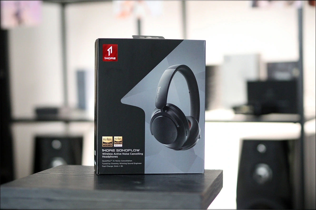 1MORE】SonoFlow Noise Canceling Bluetooth Headphones- Silver/HC905 - Shop  1more-tw Headphones & Earbuds - Pinkoi